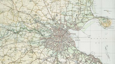 Ordnance Survey map of Dublin