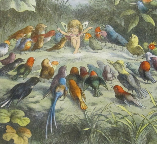 Detail from just one of Richard Doyle's glowing Fairyland illustrations