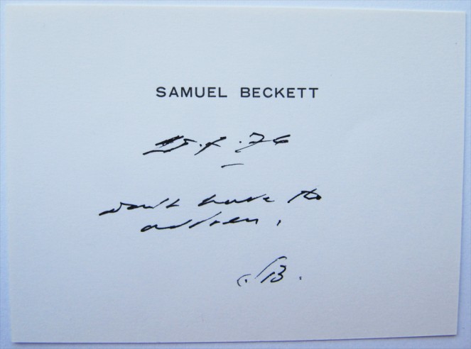 Beckett Clodd Collection, 11A 523