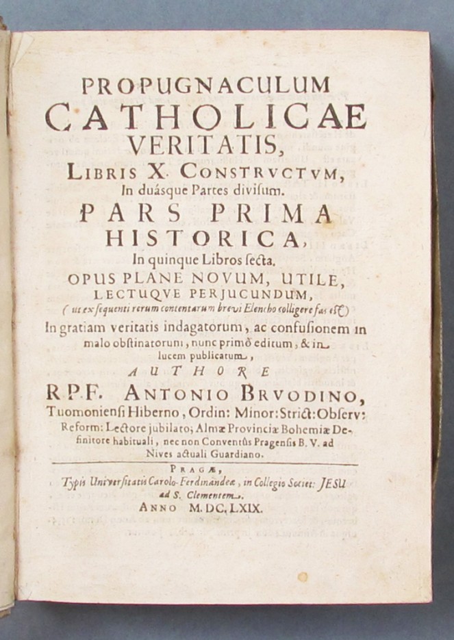Title page of Propugnaculum Catholicae Veritatis, 1669