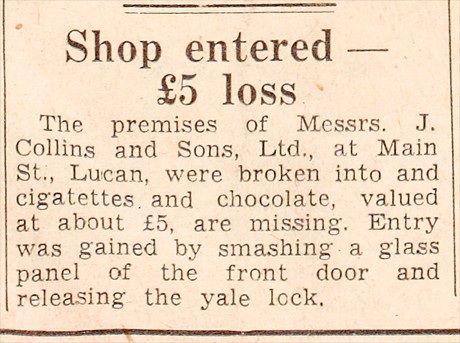 From the Evening Press, 1 September 1954