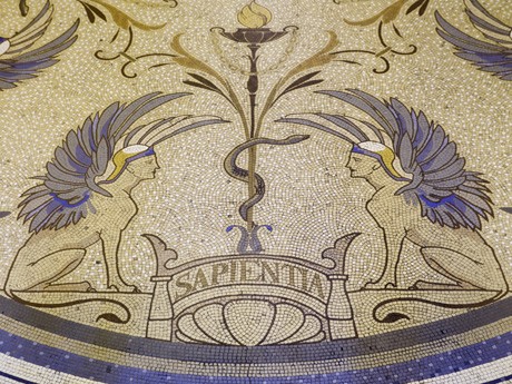Sapientia mosaic floor detail