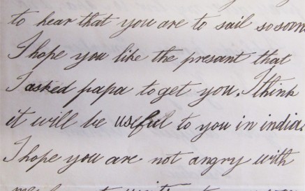 First page of a letter from Bective, later 3rd Marquess Headfort, to his brother Edward Tuite Dalton or "My dear Eddy". NLI ref. Ms. 49,015.