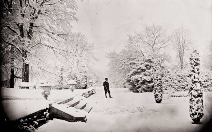 "... snow was general all over Ireland." It certainly was in the photograph taken on 10 December 1870 in the grounds of Clonbrock House, Ahascragh, Galway.