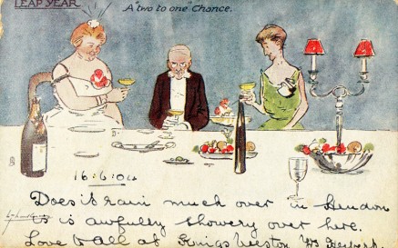 LEAP YEAR A two to one Chance by Lance Thackery, 1904. From our Niall Murphy Collection, Ephemera
