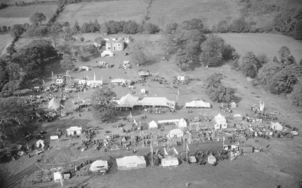 Aerial photograph of the World Ploughing Championships 1954 in Kerry